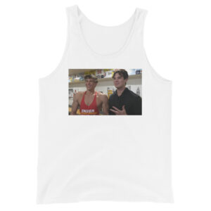 Framemog White Tank Top